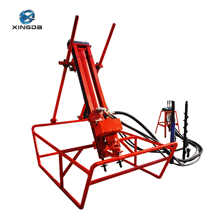 Factory Price XDQ100 Small Portable Pneumatic DTH Mine Rock Drilling Rig for Rockfall