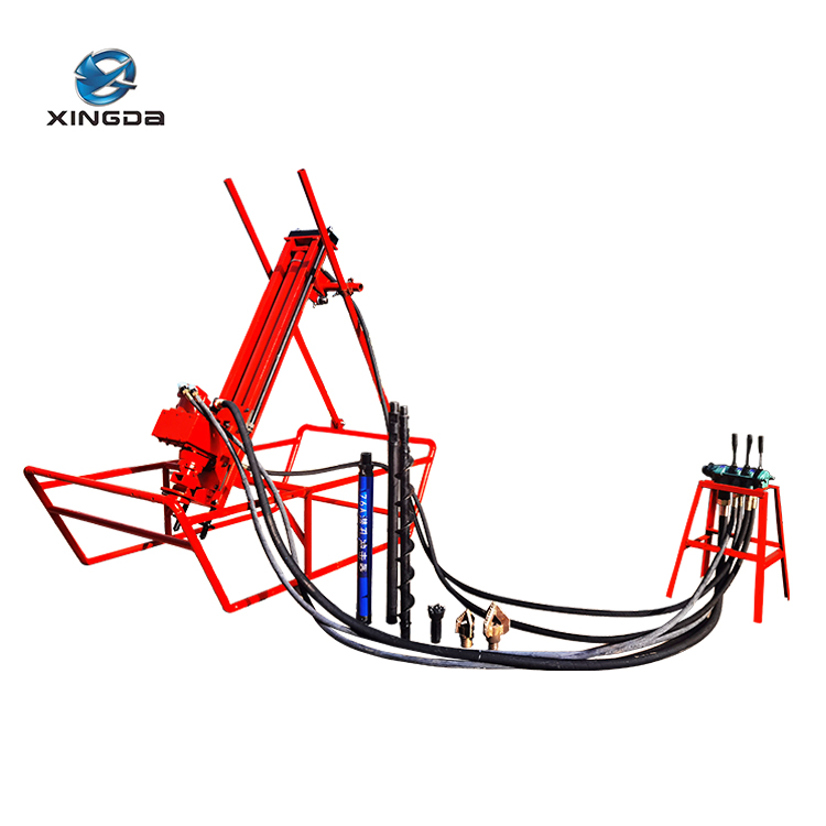 Factory Price XDQ100 Small Portable Pneumatic DTH Mine Rock Drilling Rig for Rockfall